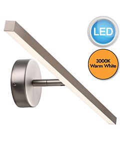 Nordlux - Ip - 2410421032 - LED Steel IP44 Bathroom Strip Wall Light