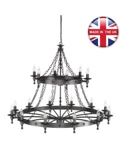 Elstead - Warwick WR18-GRAPHITE Chandelier