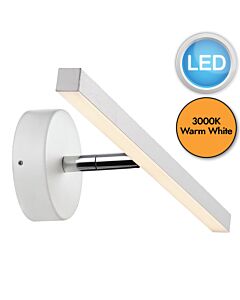 Nordlux - Ip - 2410401001 - LED White IP44 Bathroom Strip Wall Light