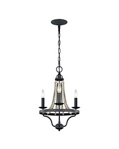 Feiss Lighting - Nori - FE-NORI3-DWZ - Zinc Grey 3 Light Chandelier