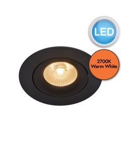 Nordlux - Aliki - 2310320003 - LED Black IP44 Bathroom Recessed Ceiling Downlight