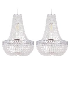 Set of 2 Marino - Chandelier Style Pendant Lightshades