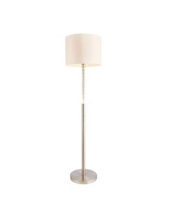 Endon Lighting - Andromeda - 71620 - Chrome White Floor Lamp