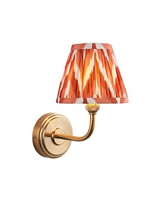 Endon Lighting - Step Arc & Zigzag 16cm - 115751 - Aged Brass Orange Wall Light