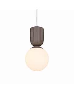 Nordlux - Sadie - 2512603018 - Brown Opal Glass Ceramic Ceiling Pendant Light