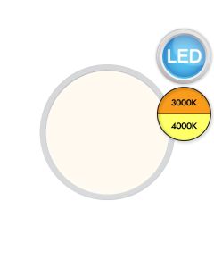 Nordlux - Oja 29 IP54 3000/4000K - 2210616101 - LED Matt White IP54 Flush Ceiling Light