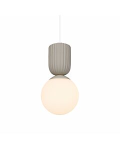 Nordlux - Sadie - 2512603009 - Beige White Glass Ceramic Ceiling Pendant Light