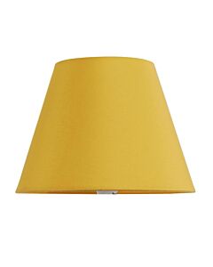 Ochre Cotton 20cm Diameter Tapered Fabric Lamp Shade