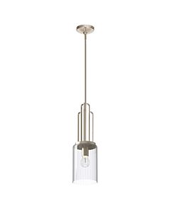 Quintiesse - Kimrose - QN-KIMROSE-MP-PN - Nickel Clear Glass Ceiling Pendant Light