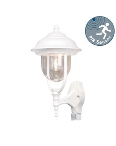 Konstsmide - Parma - 7235-250 - White IP44 Outdoor Sensor Wall Light