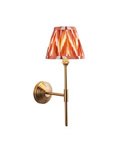 Endon Lighting - Obelisk T Bar & Zigzag 16cm - 115697 - Aged Brass Orange Wall Light