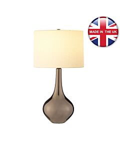 Elstead Lighting - Job - JOB-TL-IV - Bronze Ivory Table Lamp With Shade