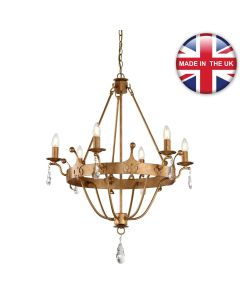 Elstead - Windsor WINDSOR6-GOLD Chandelier