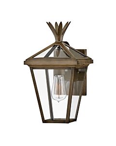 Hinkley Lighting - Palma - HK-PALMA-S-BU - Burnished Bronze Clear Glass IP44 Outdoor Wall Light