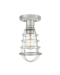 Quoizel Lighting - Mixon - QZ-MIXON-SF-BN - Brushed Nickel Flush Ceiling Light