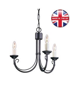 Elstead - Chartwell CH3-BLACK Chandelier