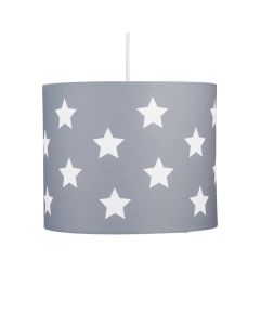 Grey with White Stars 25cm Light Shade