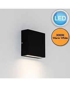 Astro Lighting - Elis Single LED 1331001 - IP54 Textured Black Wall Light