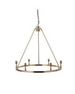 Endon Lighting - Chester - 111202 - Aged Brass 6 Light Ceiling Pendant Light