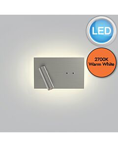 Astro Lighting - Edge - 1352042 - LED Nickel Reading Wall Light