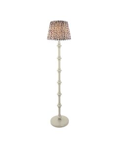 Endon Lighting - Carnaby & Leaf 35cm - 115475 - White Grey Floor Lamp