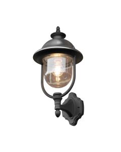 Konstsmide - Parma - 7239-000 - Black Outdoor Wall Light