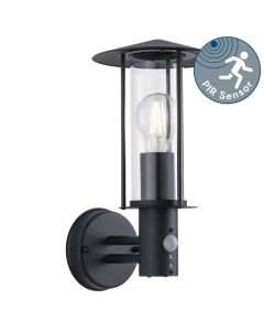 Treviso - Black Motion Sensor Outdoor Security Light