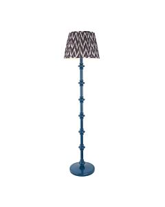 Endon Lighting - Carnaby & Zigzag 40cm - 114396 - Blue Grey Floor Lamp