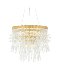 Gosford - Polished Gold 9 Light Pendant