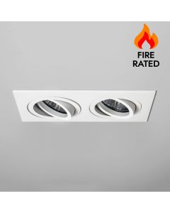 Astro Lighting - Taro Twin Fire-Rated 1240032 - Fire Rated Matt White Downlight/Recessed Spot Light