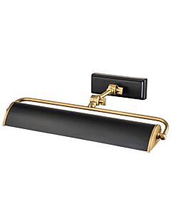 Elstead Lighting - Winchfield - WINCHFIELD-PLM-AB-MB - Aged Brass Black 2 Light Picture Wall Light