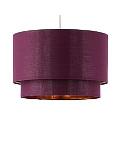 Kozy - Burgundy and Gold 30cm Pendant Shade