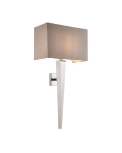 Endon Lighting - Moreto - MORETO-1WBCH - Chrome Grey Wall Light