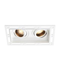 Saxby Lighting - Trimless Downlight - 94754 - White 2 Light Trimless Recessed Downlight