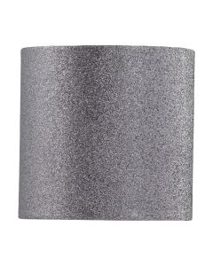 Silvery Grey Glitter 15cm Table Lamp Shade