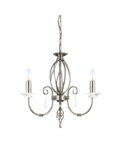 Elstead - Aegean AG3-POL-NICKEL Chandelier