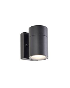 Saxby Lighting - Scope - 121030 - Black Clear Glass IP65 Outdoor Wall Washer Light