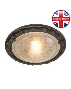 Elstead - Olivia OV-F-BLK-GOLD Flush Light