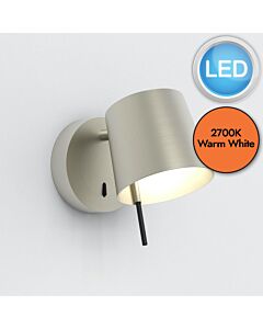 Astro Lighting - Miura - 1444002 & 5018053 - LED Nickel Reading Wall Light