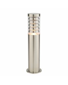 Saxby Lighting - Tango - 13922 - Stainless Steel Clear IP44 Short Outdoor Post Light