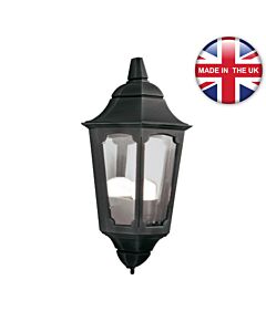 Elstead - Parish PR7-BLACK Half Lantern