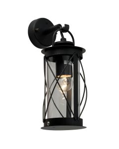 Neptune - Black Outdoor Wall Lantern Light