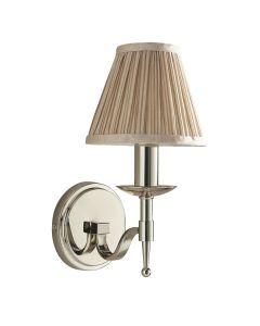 Interiors 1900 - Stanford - 63657 - Nickel Beige Wall Light