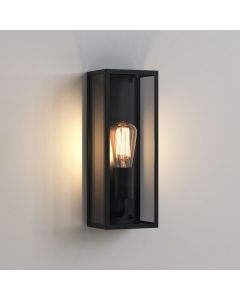 Astro Lighting - Messina 130 1183029 - IP44 Textured Black Wall Light