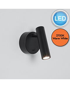 Astro Lighting - Enna - 1058027 - LED Black Reading Wall Light