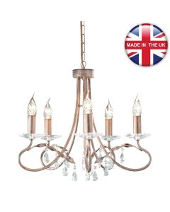 Elstead - Christina CRT5-SILVER-GOLD Chandelier