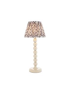 Endon Lighting - Higgledy & Leaf 20cm - 116216 - White Grey Table Lamp With Shade