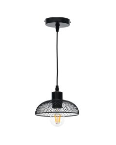 Cassidy - Small Black Mesh Ceiling Pendant Light