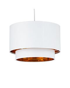Kozy - White and Gold 30cm Pendant Shade