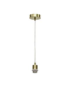 Carss - Satin Brass Ceiling Pendant Suspension Kit for Easy Fit Shades